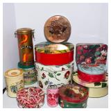 Large Assorted Vintage Tin Lot