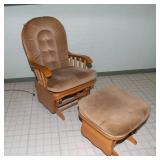 Rocking Chair with Footstool