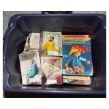 Large Vintage Magazine Lot with Storage Tote – Family Circle & Workbasket