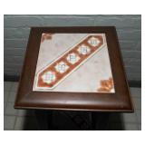 Two-Tier Tile Side Table / Plant Stand