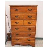 Wooden Highboy Dresser