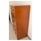 Wooden Highboy Dresser