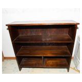 Vintage Wooden Bookshelf – 39” W x 11.5” D x 36” H