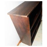 Vintage Wooden Bookshelf – 39” W x 11.5” D x 36” H
