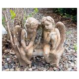 Cement Angels Outdoor Decorative Figurine