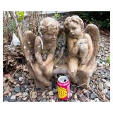 Cement Angels Outdoor Decorative Figurine