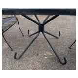 Metal Patio Table & Chairs Set