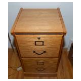 Wood Filing Cabinet