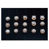 Matching Lapel Pin Set – 15 Pieces (1/10 10K Gold-Filled)