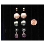 Assorted Earrings Lot – 4 Pairs