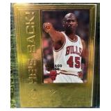 1997 Upper Deck Michael Jordan 22kt Gold He’s Back /10,000 Chicago Bull