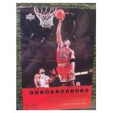 1997 Upper Deck Michael Jordan Memorable Moments Oversized Card 3.5x5 Journal 25 JUMBO CARD