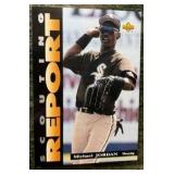 1994 Upper Deck Minors Scouting Report  SR3 Michael Jordan Box Topper 3.5x5 JUMBO CARD