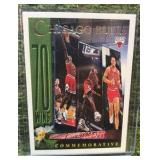1996-97 Topps Basketball #72 Chicago Bulls 72 Wins Commemorative Michael Jordan