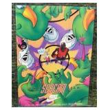 Michael Jordan 1993 Nike Scream Team Looney Tunes Basketball Sticker Card RARE!