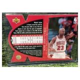 1996-97 Upper Deck SPx #SPX5 Michael Jordan Chicago Bulls Die-Cut Hologram