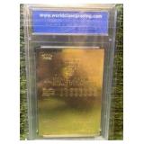 1998 Fleer 23KT Gold Michael Jordan “1986 Rookie” Prism Holo WCG 10