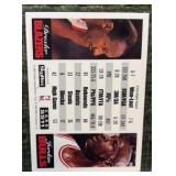 1994 MICHAEL JORDAN VS CLYDE DREXLER SKYBOX NBA CARD #SS-11 BULLS BLAZERS