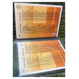 1993-94 Upper Deck Pro View 3D Checklist Michael Jordan 2 Card Set #109 & #110 !