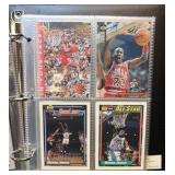 40 Card Binder of ALL JORDANS! 10 Page Topps Lot- Chicago Bulls LEGEND!