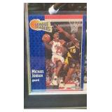 Michael Jordan Curated Display: 2 JORDANS &  8 x 10 Print in New Frame!
