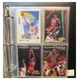 40 Card Binder of ALL JORDANS! 10 Page Topps Lot- Chicago Bulls LEGEND!