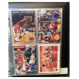 40 Card Michael Jordan Binder Lot- Chicago Bulls- Nice Binder!