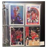 40 Card Binder of ALL JORDANS! 10 Page Topps Lot- Chicago Bulls LEGEND!