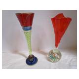 MCM Millefiori Base Vase, Flute