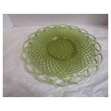 Imperial Glass Footed Plate
