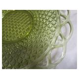 Imperial Glass Footed Plate