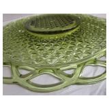 Imperial Glass Footed Plate