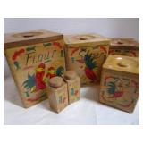 MCM Canister Set - Wooden