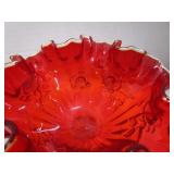 Amberina Pedestal Dish