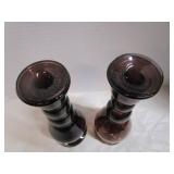 Amethyst Candle Holders