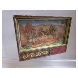 Vintage Musical Stagecoach Diorama