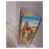 Vintage Musical Stagecoach Diorama