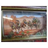 Vintage Musical Stagecoach Diorama