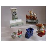 Hat Pin Holders, Ashtray, Planter, Toothpick Holder