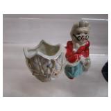 Hat Pin Holders, Ashtray, Planter, Toothpick Holder