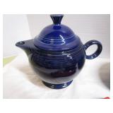 Fiesta Teapot, Bowls, Spoon Rest