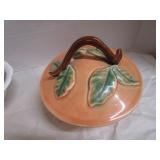 RW Art Pottery, Covered Dish, Floral