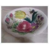 RW Art Pottery, Covered Dish, Floral