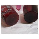 Vases, Red, Cranberry