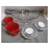 Cambridge Bowl, Cream & Sugar, Candle Holders