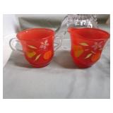 Cambridge Bowl, Cream & Sugar, Candle Holders