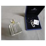 Swarovski Crystal Key Fob, Perfume