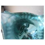 Art Glass Vase, Amethyst Vase