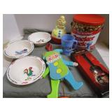 Kellogg Vintage Cereal Bowls, Pig Flicker Eyes
