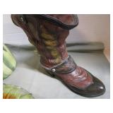 Butterfly Dish, Boot, Vase